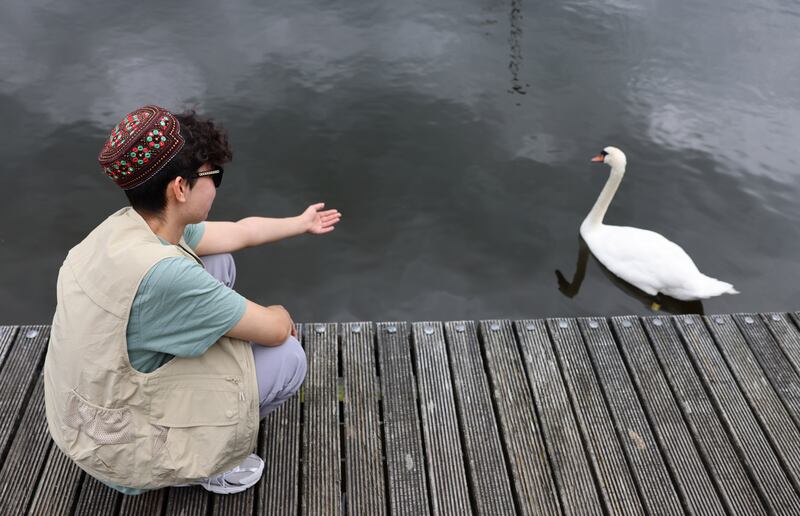 Basira Paigham was recognised by BBC in December 2021 as one of the 100 most influential women for her LGBTQ+ rights activism. Photograph: Dara Mac Dónaill 