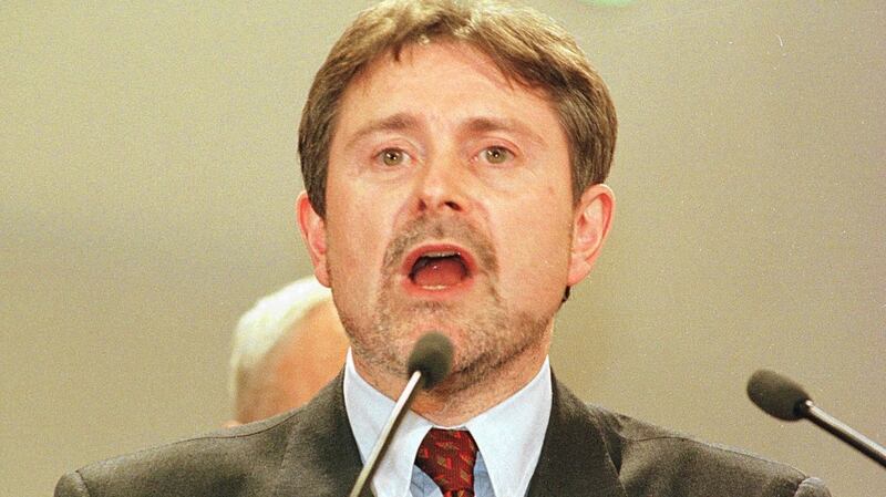 Brendan Howlin addressing the Labour party conferance in Tralee in 1999. Photograph: David Sleator