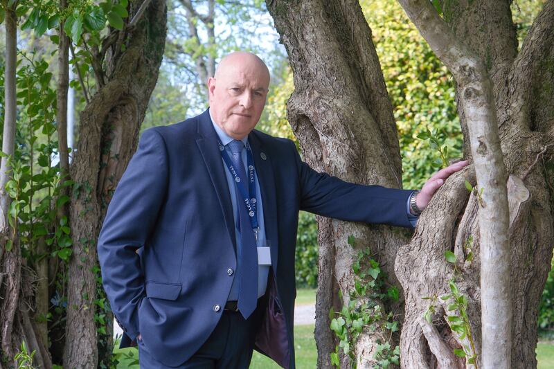 Dectective Inspector Brian Downey at the annual conference of the Association of Garda Sergeants and Inspectors (AGSI) in Killarney today. Photograph: Valerie O’Sullivan