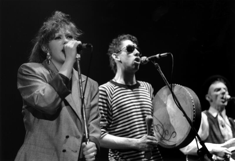 Kirsty MacColl and Pogues frontman Shane MacGowan in the 1980s. Photograph: Brian Rasic/Getty Images