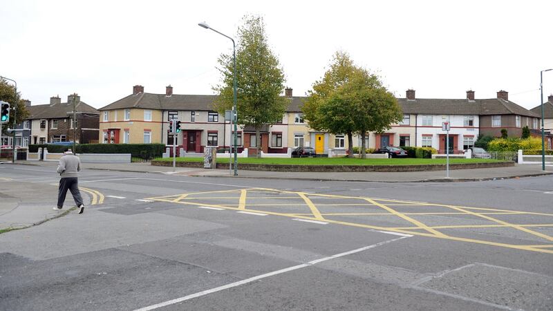 Clogher Road in Crumlin. Photograph: Aidan Crawley