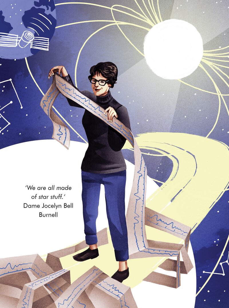 Jocelyn Bell Burnell, illustrated by Lauren O’Neill