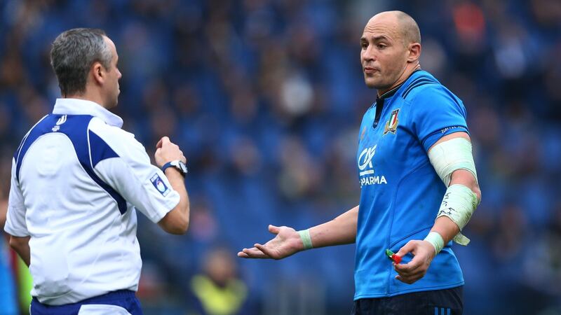 Sergio Parisse: his  130 caps for Italy have included  96 defeats. Photograph: Matteo Ciambelli/Inpho