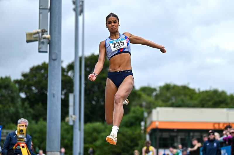 Elizabeth Ndudi: last summer the Dundrum South Dublin athlete won the long jump at the European Under-20 Championships. Photograph: Sam Barnes/Sportsfile 