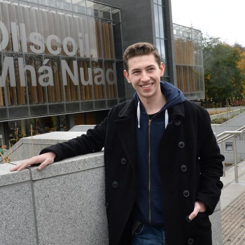 Ryan Lynch: studies computer science at Maynooth University. Photograph: Dara Mac Dónaill