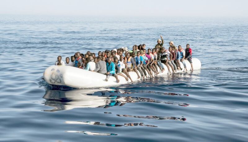 Nearly 1,900 people have died trying to cross the Mediterranean in 2017. Photo: Taha Jawashi/Getty