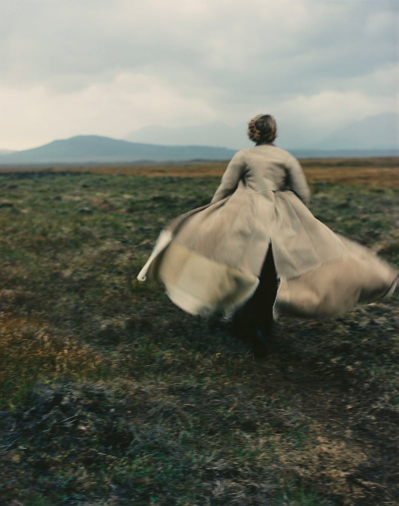 Cecilia Chancellor in Connemara for W magazine. Photograph: Perry Ogden