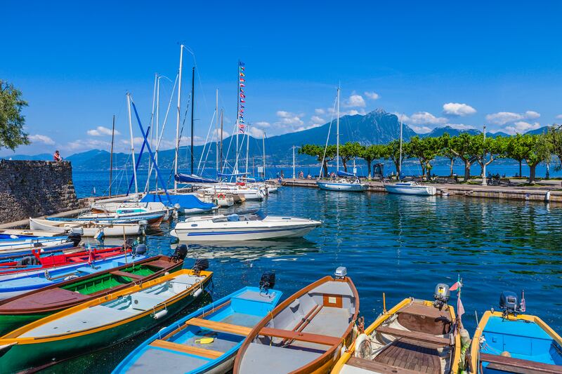 Torri del Benaco on the Veronese shore of Lake Garda. Photograph: Flavio Vallenari/iStock