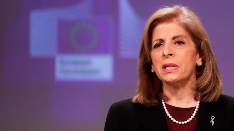 European commissioner in charge of Health Stella Kyriakides. Photograph: AFP via Getty