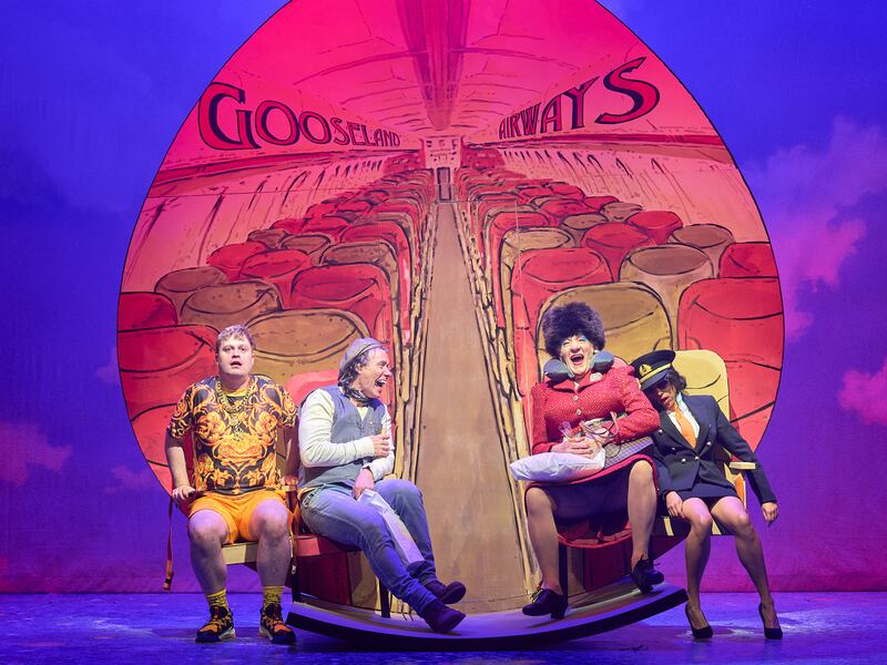 John Bishop and Ian McKellen in Mother Goose. Photograph: Manuel Harlan