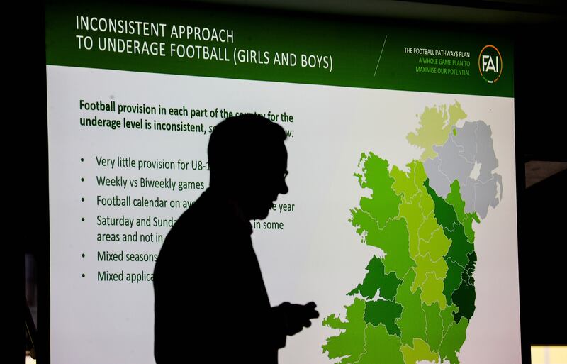 FAI Football Pathways Plan Media Briefing, Aviva Stadium, Dublin 20/2/2024
Director of Football Marc Canham 
Mandatory Credit ©INPHO/Ryan Byrne