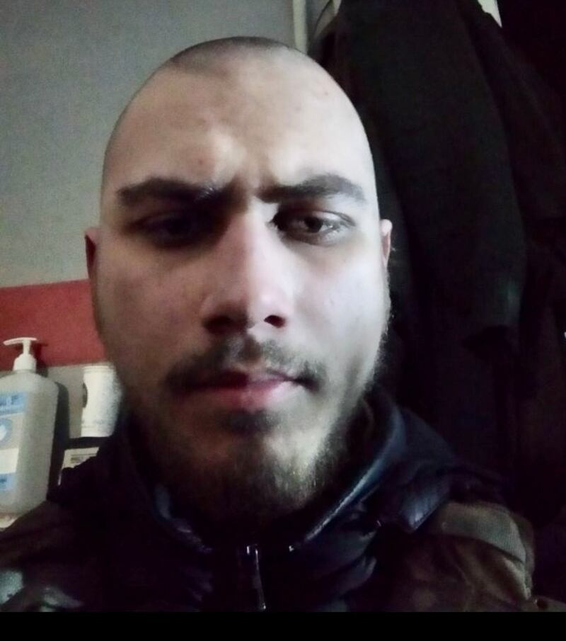 Ukrainian national guardsman Danylo Kolyenov pictured during last year's weeks-long siege of the Azovstal steelworks in Mariupol. He is believed to have been in Russian captivity since Kyiv ordered its servicemen to abandon Azovstal last May.