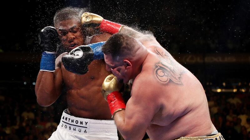 Andy Ruiz Jr stopped Anthony Joshua in the seventh round in New York. Photograph: Al Bello/Getty