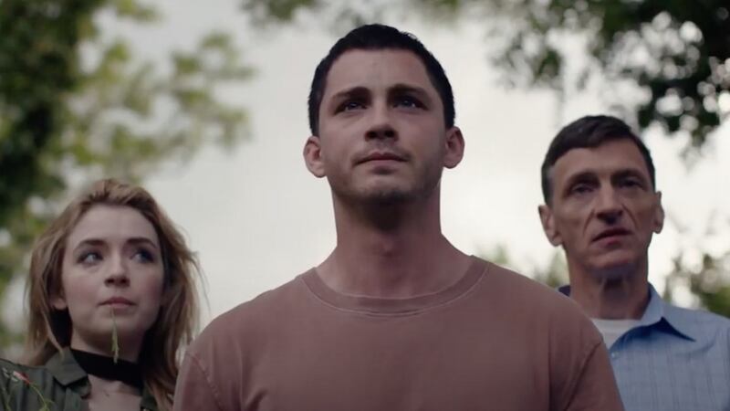 Sarah Bolger (Jewel), Logan Lerman (Sean) and John Hawkes (Frank) in End of Sentence, a tender-hearted,  father-son drama from Icelandic newcomer Elfar Adalsteins.
