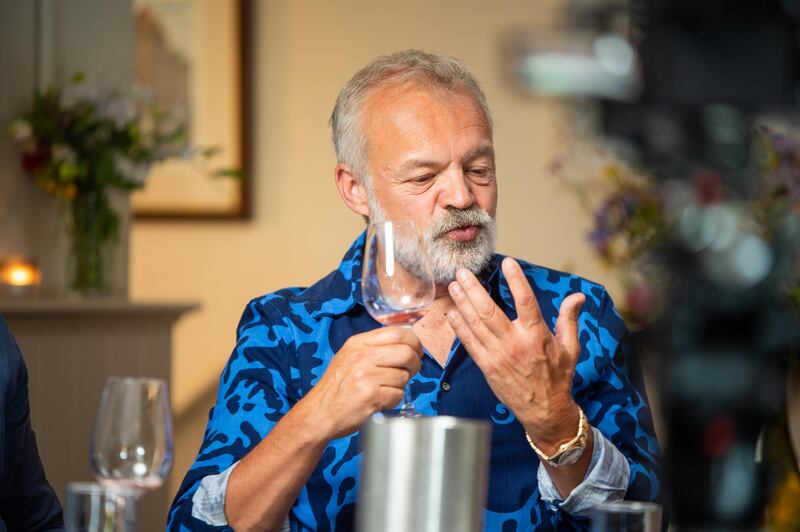 Graham Norton is justifiably proud of his wines. You will only buy it once for the novelty factor but you 'will keep buying it because you like it', he says