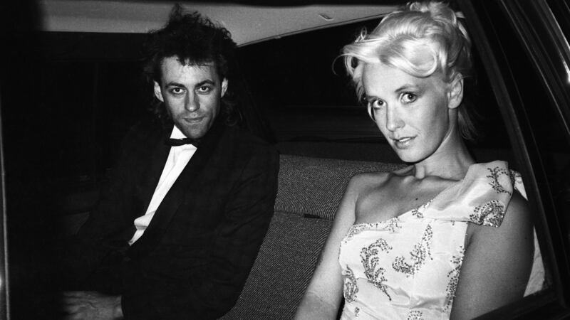 Bob Geldof and Paula Yates on January 20th, 1987 in London. Photograph: Tom Wargacki/ Wireimage