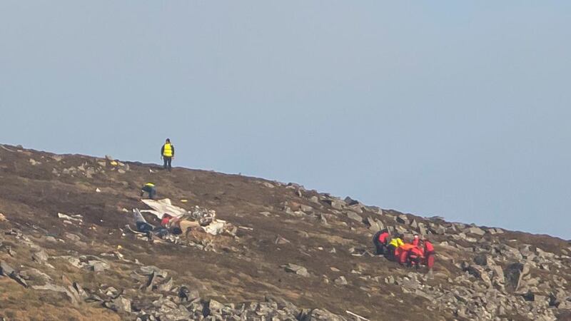 Two men from Co Meath have been killed after a light aircraft crashed on the border between Wexford and Carlow.  Photograph: Patrick Browne