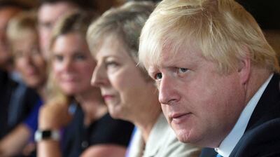 British foreign secretary Boris Johnson.