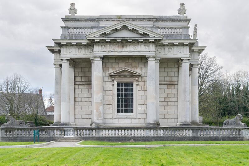 Casino Marino stonework building used for the exhibition. Photograph: Louis Haugh