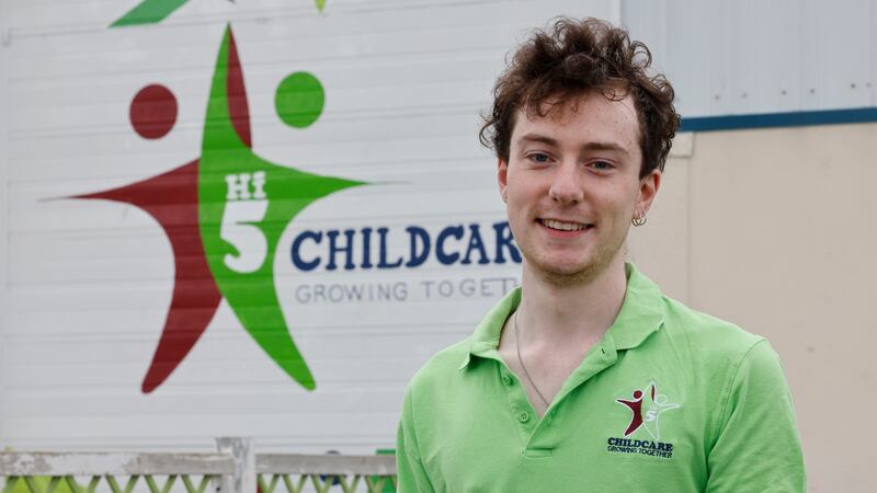 Darragh Duggan Manager Hi5 Childcare: We’ve probably nearly doubled our numbers in a year. Photograph: Alan Betson