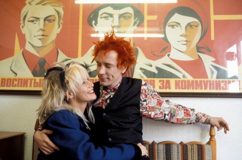 Nora Forster and John Lydon. Photograph: Fin Costello/Redferns