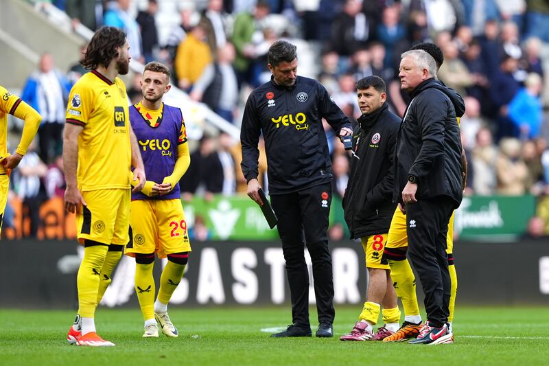 Sheffield United have been relegated from the Premier League. Photograph: Owen Humphreys/PA Wire