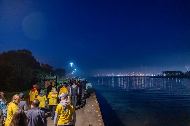 Darkness into Light 2024 in Clontarf, Dublin. Photograph: Tom Honan