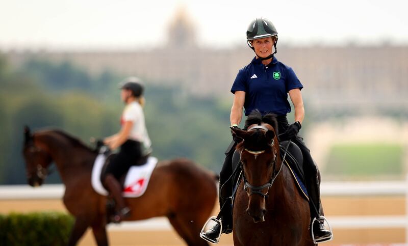 Sarah Ennis aboard Action Lady M. Photograph: Ryan Byrne/Inpho