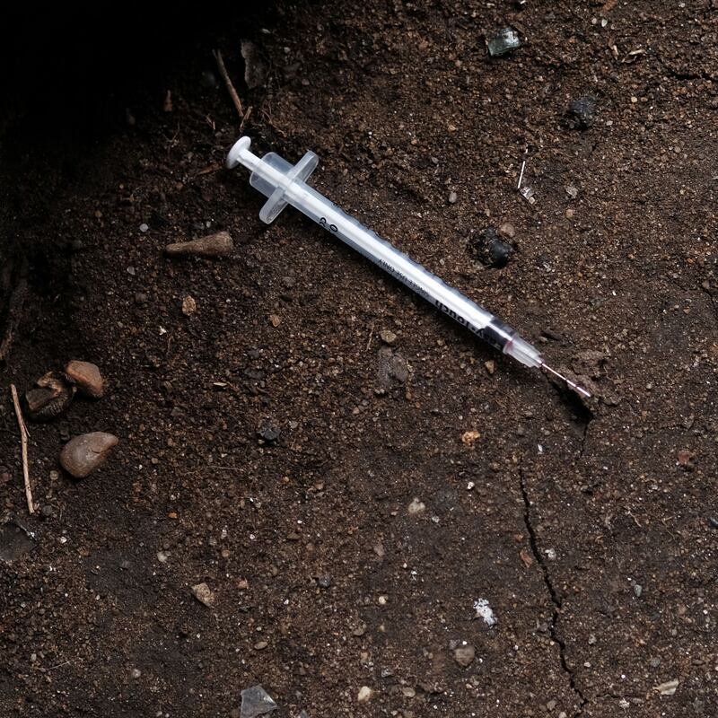 Johnson & Johnson: the company is quitting the multibillion-dollar business of selling the powerful narcotic painkillers that drove the US opioid epidemic. Photograph: Spencer Platt/Getty