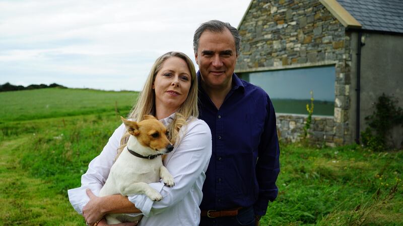 Louise McGuane and Dominic McCarthy: took their Swiss architect round the region to see traditional buildings