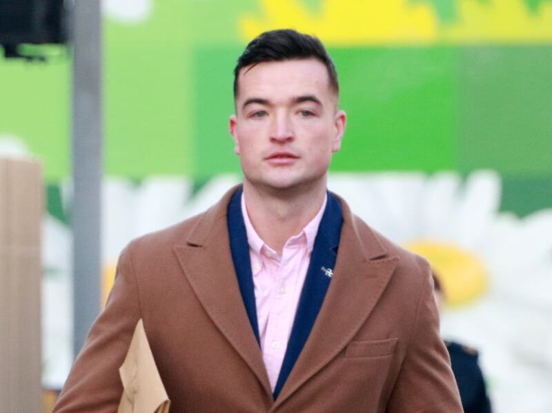 Kyle Hayes arriving at his Sentencing Hearing at Limerick Circuit Court. Photograph: Brendan Gleeson