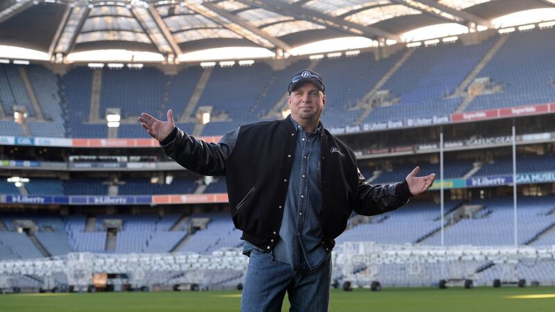 If tomorrow's gig never comes: Garth Brooks in Croke Park in 2014. Photograph: Dara Mac Dónaill