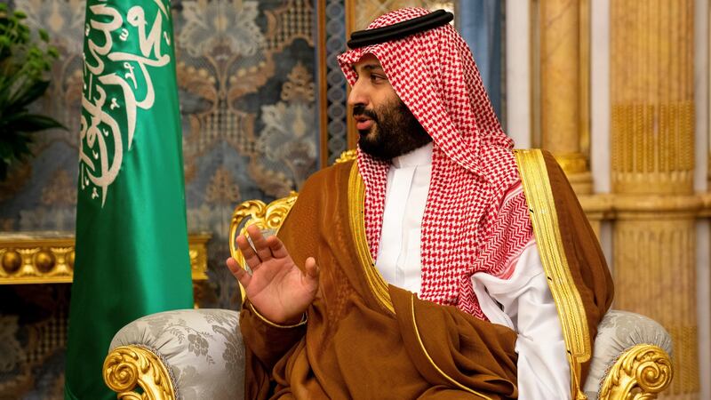 Saudi crown prince Mohammed bin Salman: “I get all the responsibility because it happened under my watch,” he said.  Photograph: Ron Przysucha/US state department via The New York Times