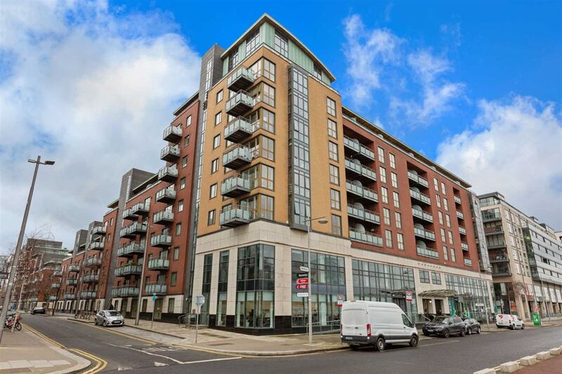 427 Longboat Quay North, Grand Canal Dock, Dublin 2, has designated underground parking.