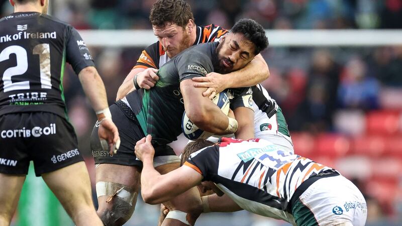 Connacht were narrowly beaten in Leicester last time out. Photograph: Billy Stickland/Inpho