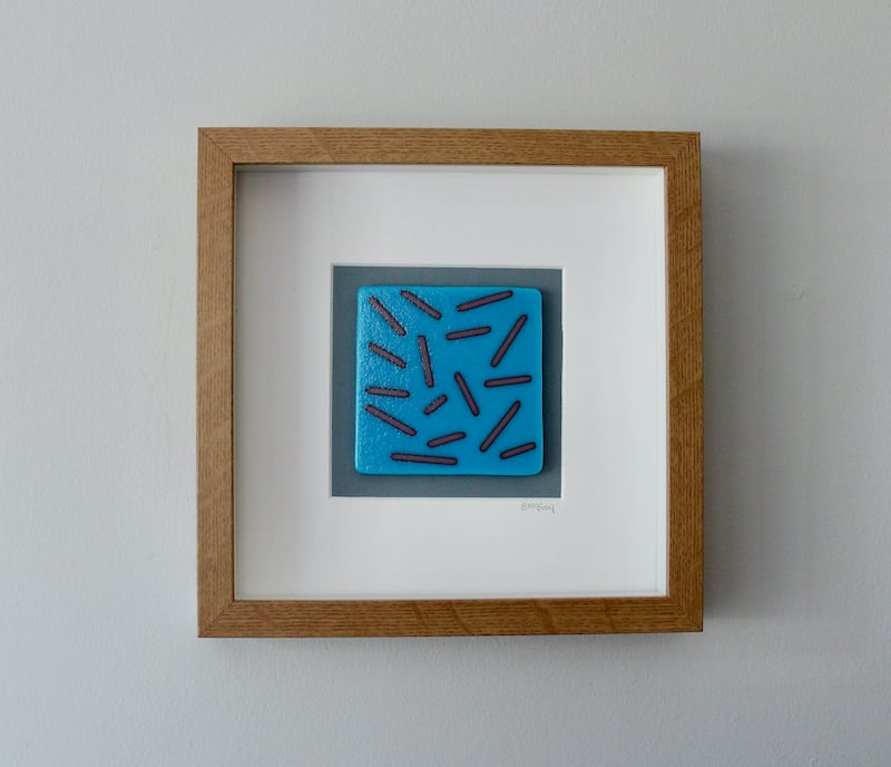 Sarah McEvoy creates 'bold, contemporary fused glass wall art' from her home studio in Kildare