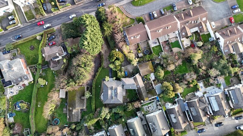 Aerial view showing Beechgrove's private site