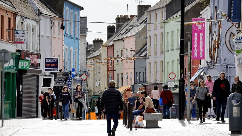 Broad Street merges into Michael Street in Waterford city. All photographs: Alan Betson