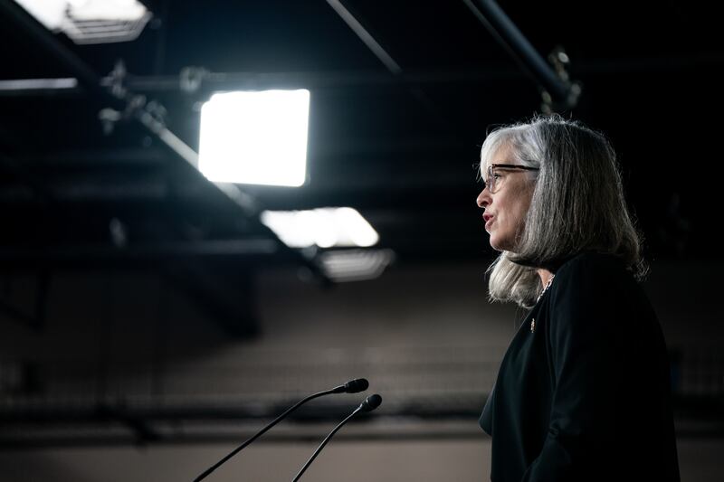 Katherine Clark first came to Congress after winning a special election in 2013 to represent the 5th Congressional District of Massachusetts, after holding several roles in the state’s government. She has climbed the ranks of leadership in recent years. Photograph: Erin Schaff/New York Times