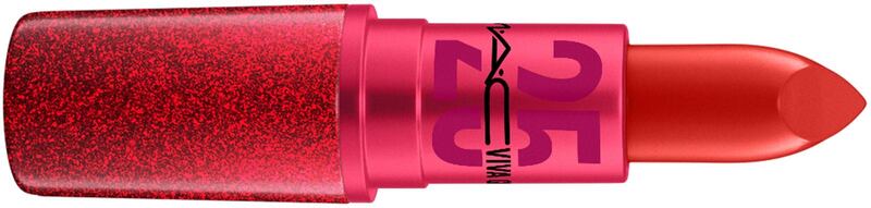 Viva Glam: for the 25th anniversary, Mac has rereleased the lipstick in its original red