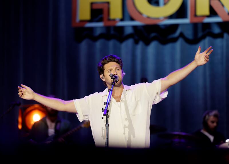 Niall Horan performing  on the Main Stage on Friday. Photograph: Alan Betson/The Irish Times

