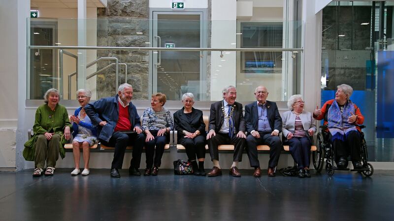 Dún Laoghaire Active Retirement Association members marking its ruby anniversary. Photograph: Nick Bradshaw