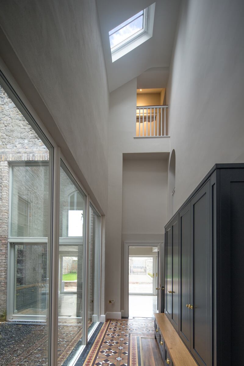 As well as two staircases, the residence had two halls. Photograph: Paul Tierney