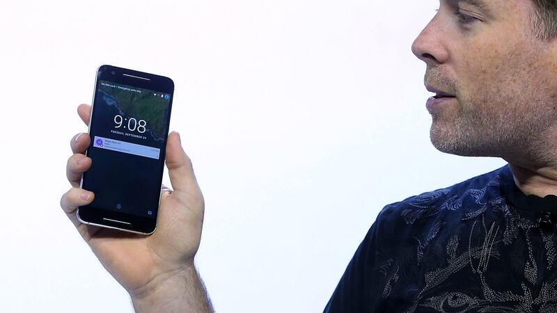 Dave Burke announces a new Nexus 6P phone during a Google media event in San Francisco recently. Photograph:  Justin Sullivan/Getty Images