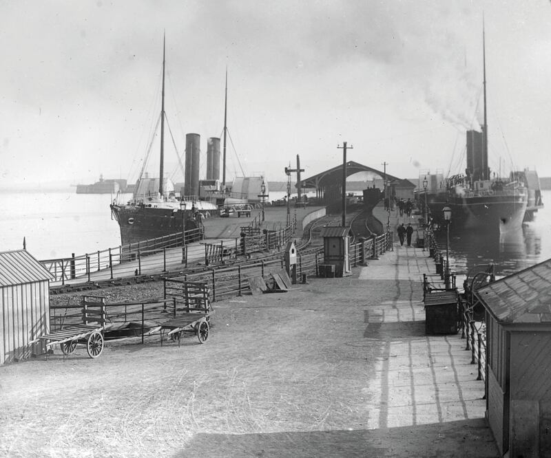 The Carlisle Pier, or the Mailboat Pier, was opened in 1859.
