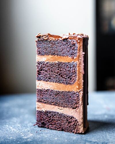 Chocolate rye cake.