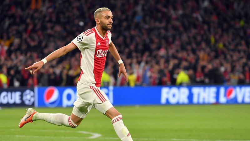 Hakim Ziyech. Photograph: Emmanuel Dunand/AFP via Getty