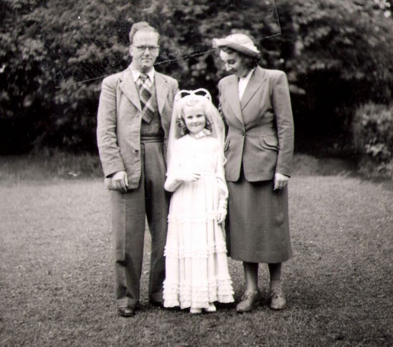 She Died Young: Brenda Fricker on the day of her first Holy Communion with her parents, Des and Bina