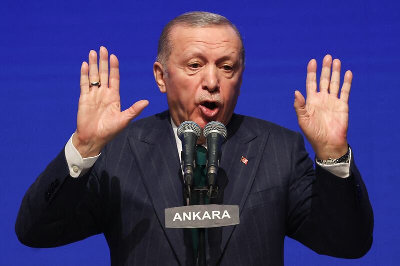 Turkish president Recep Tayyip Erdogan: Europe and the US are courting Turkey for its strategic importance and military strength, and have so far largely turned a blind eye to perceived democratic abuses. Photograph: Adem Altan/AFP