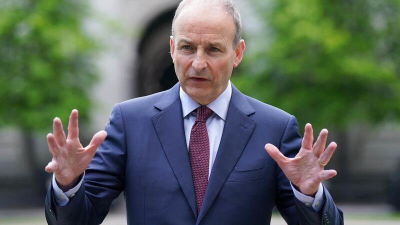Taoiseach Micheál Martin: ‘The people have elected their representatives, and at a minimum without any delay the assembly should be established and of course followed by the formation of an executive.’ Photograph: Niall Carson/PA Wire
